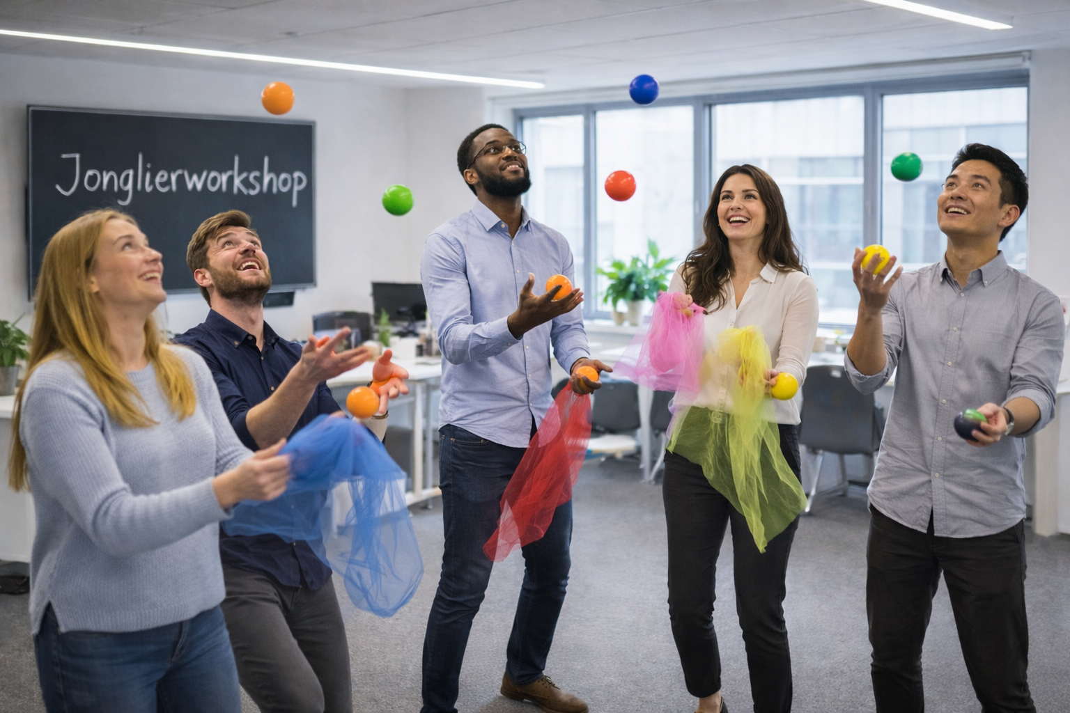 Jonglierworkshop Jongliertraining Berlin